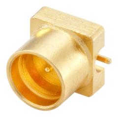 SMP公头，straight，PCB板焊接式