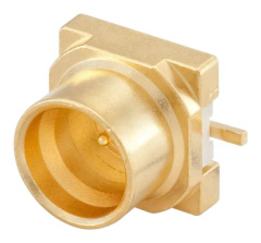 SMP公头，straight，PCB板焊接式