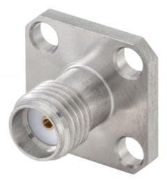 SMA母头，4孔法兰面板安装式