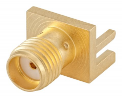 SMA母头，侧板，PCB SMD表贴式